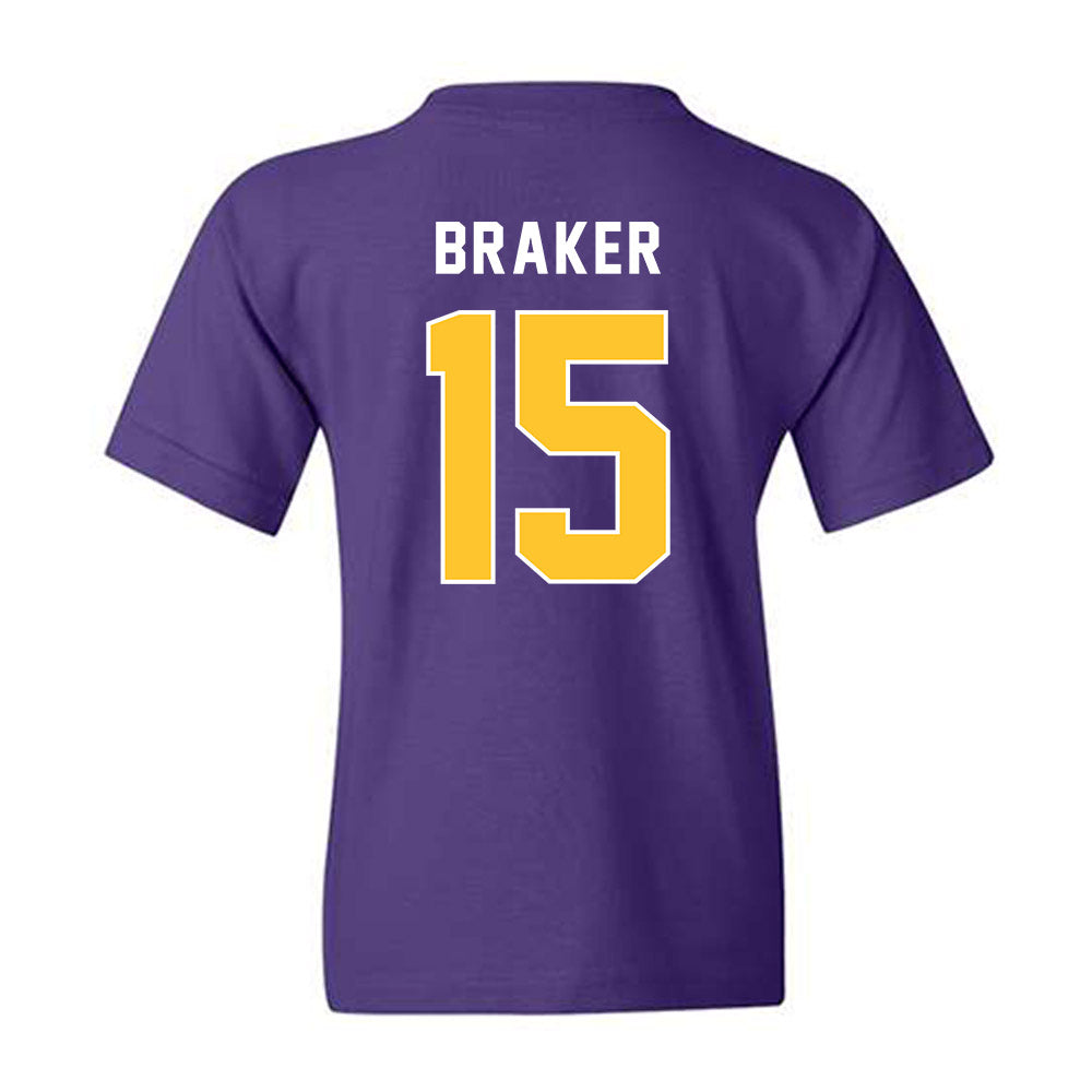 LSU - NCAA Football : Jaiden Braker - Classic Shersey Youth T-Shirt-1