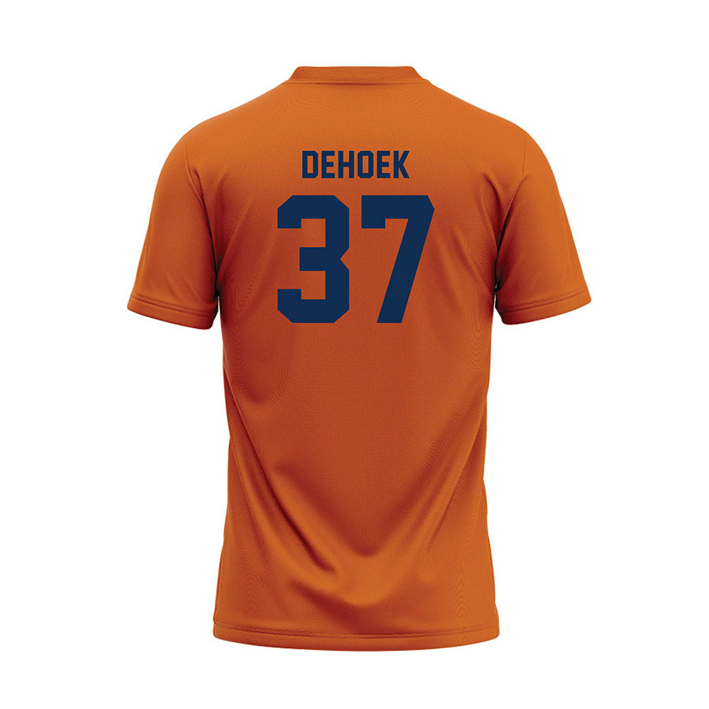 Wheaton IL - NCAA Baseball : Parker DeHoek - Orange Baseball Jersey-1