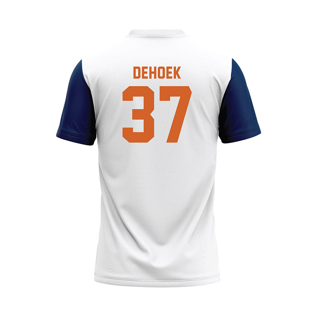 Wheaton IL - NCAA Baseball : Parker DeHoek - White Baseball Jersey-1