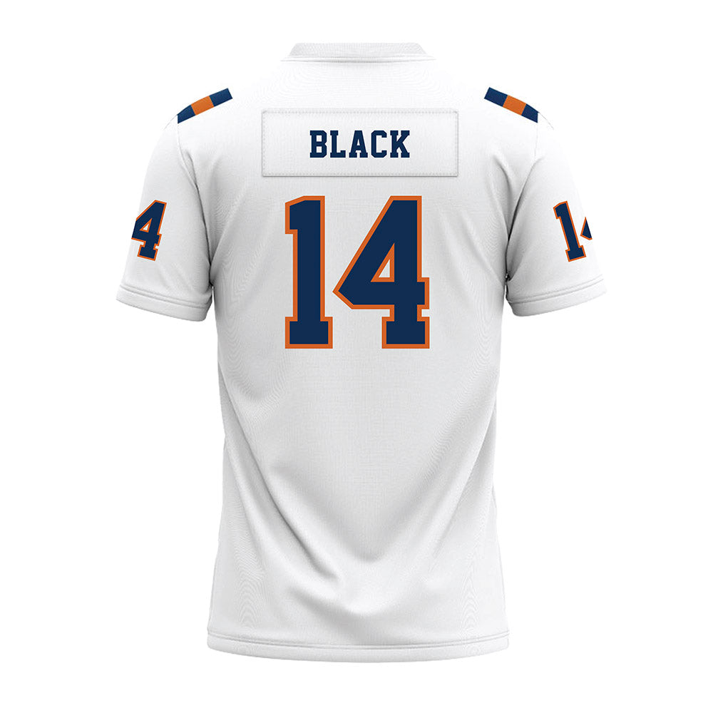 Wheaton IL - NCAA Football : Reid Black - White Premium Football Jersey-1