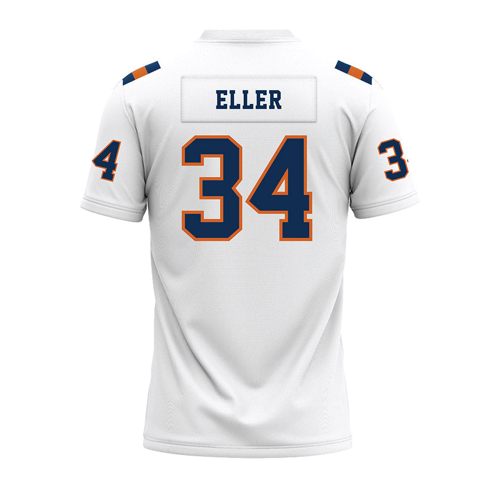 Wheaton IL - NCAA Football : Jackson Eller - White Premium Football Jersey-1