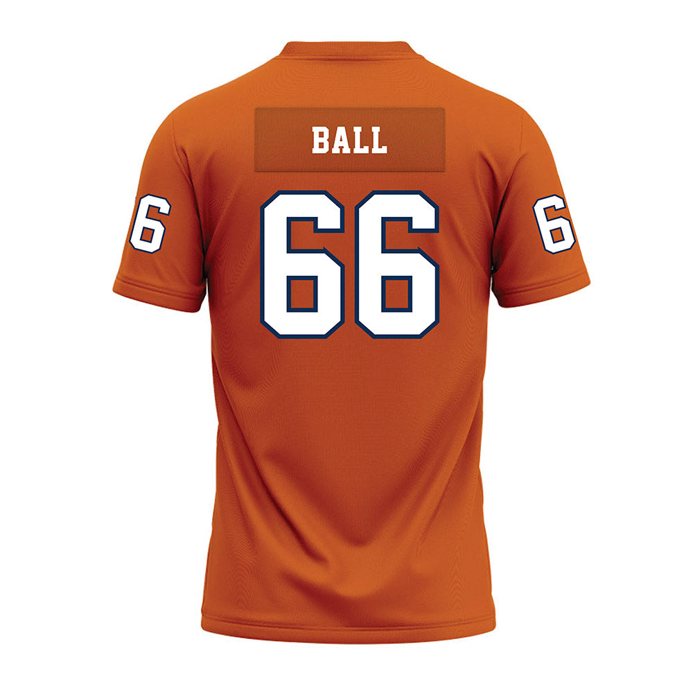 Wheaton IL - NCAA Football : Steven Ball - Orange Premium Football Jersey-1