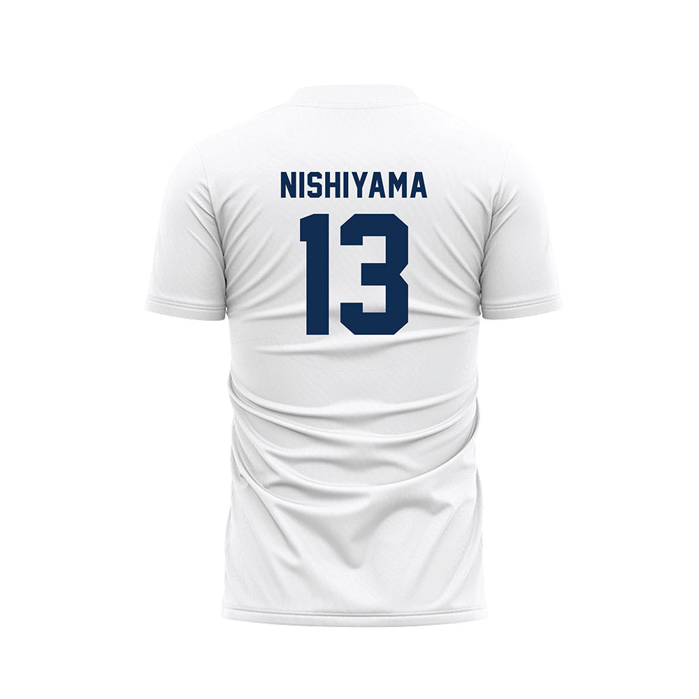Wheaton IL - NCAA Women's Soccer : Danie Nishiyama - White Soccer Jersey-1