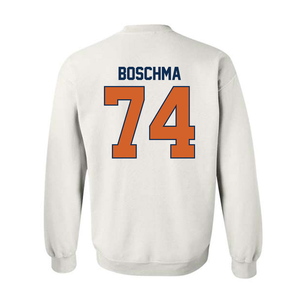 Wheaton IL - NCAA Football : Nick Boschma - Classic Shersey Crewneck Sweatshirt-1