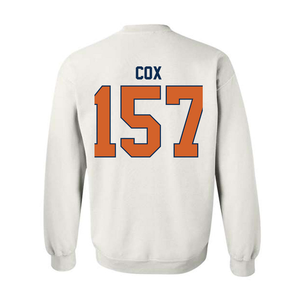 Wheaton IL - NCAA Wrestling : Caleb Cox - Classic Shersey Crewneck Sweatshirt-1