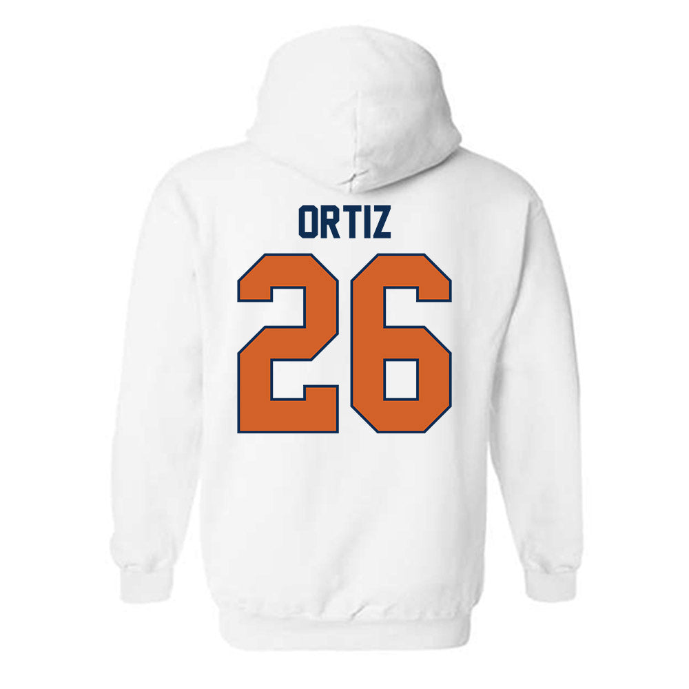 Wheaton IL - NCAA Baseball : Joshua Ortiz - Classic Shersey Hooded Sweatshirt-1