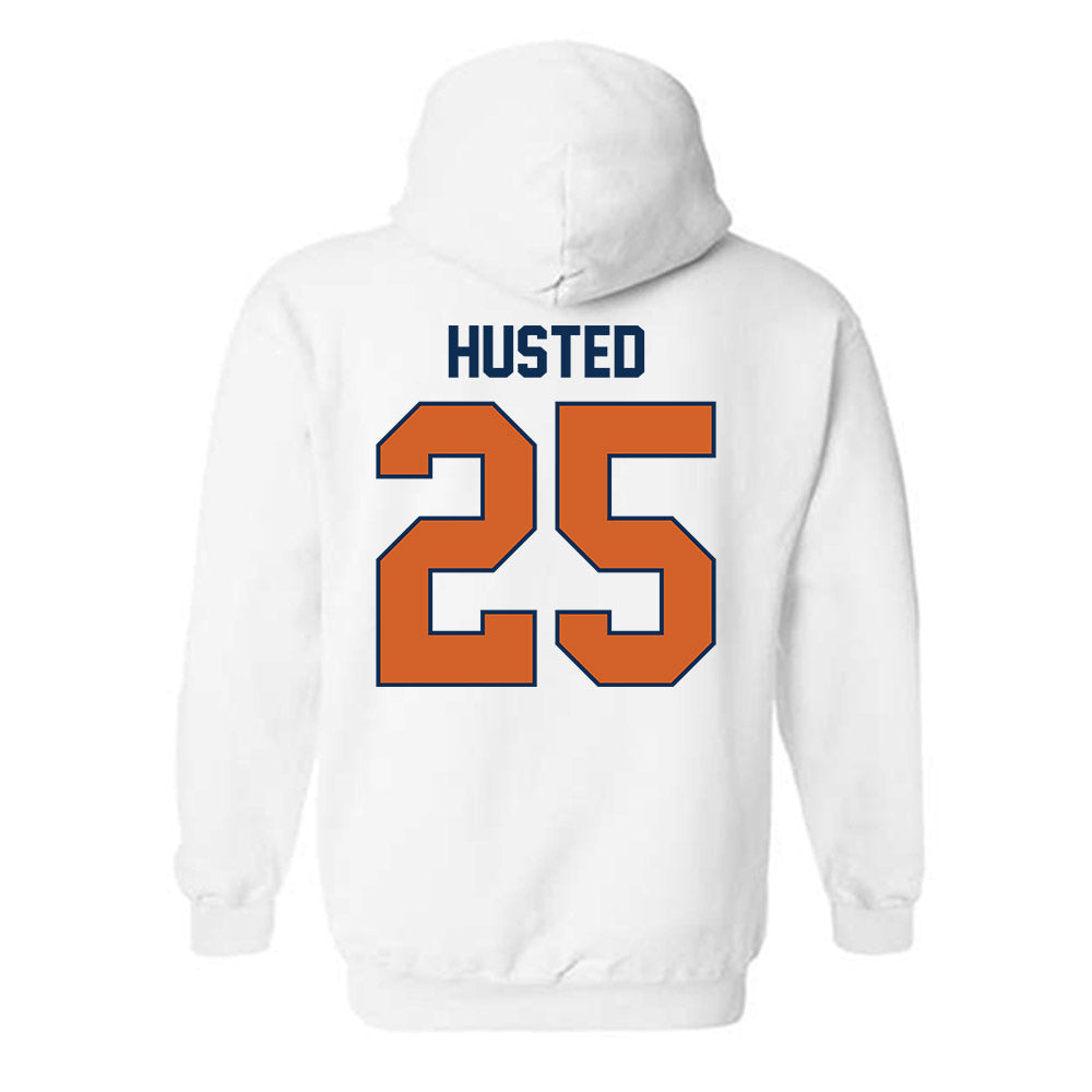 Wheaton IL - NCAA Baseball : Noah Husted - Classic Shersey Hooded Sweatshirt-1