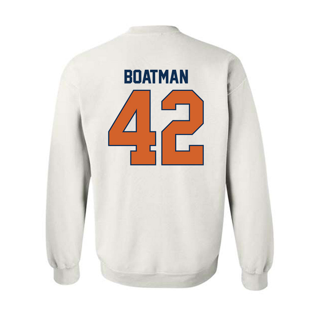 Wheaton IL - NCAA Football : Clay Boatman - Classic Shersey Crewneck Sweatshirt-1