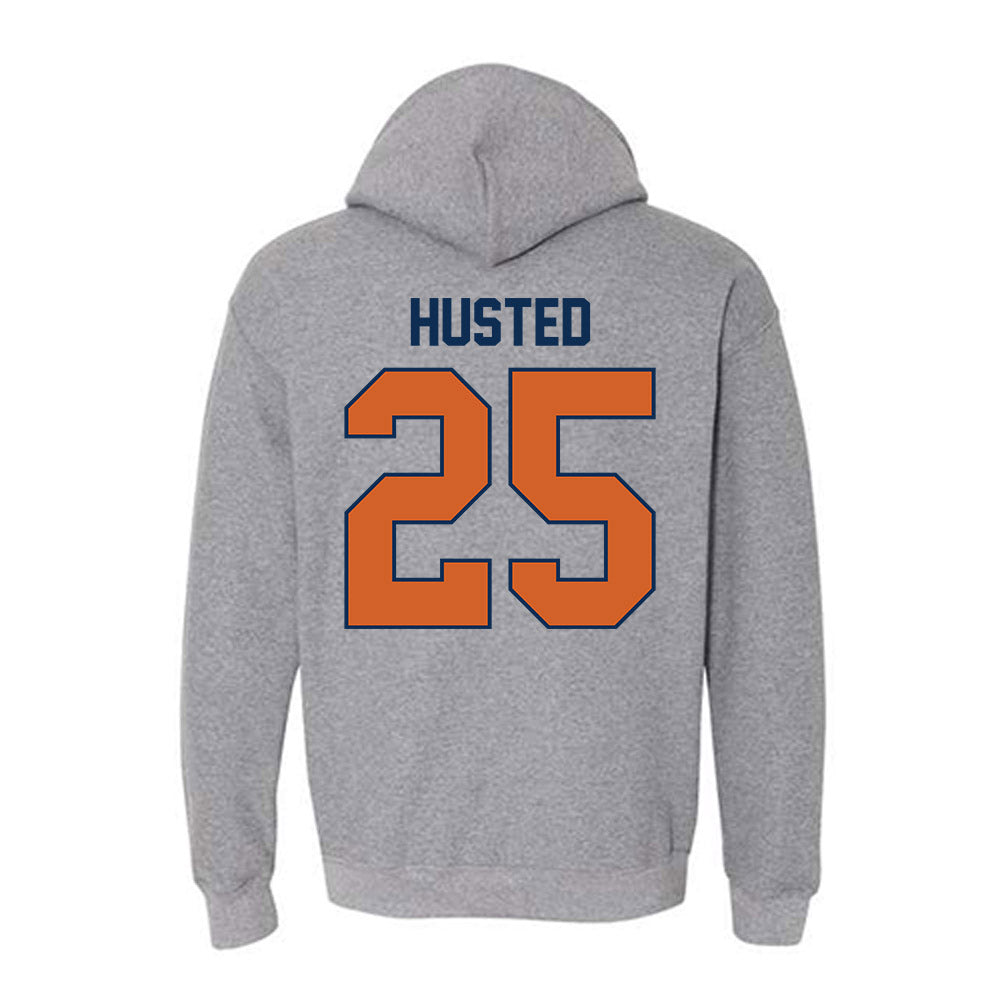 Wheaton IL - NCAA Baseball : Noah Husted - Classic Shersey Hooded Sweatshirt-1