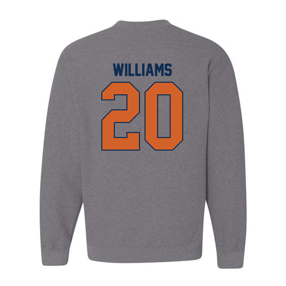 Wheaton IL - NCAA Football : Malachi Williams - Classic Shersey Crewneck Sweatshirt-1