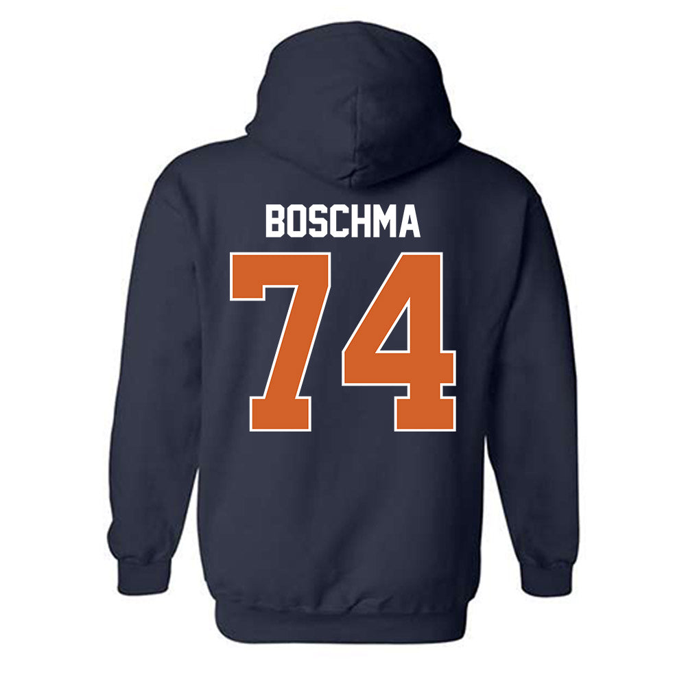 Wheaton IL - NCAA Football : Nick Boschma - Classic Shersey Hooded Sweatshirt-1