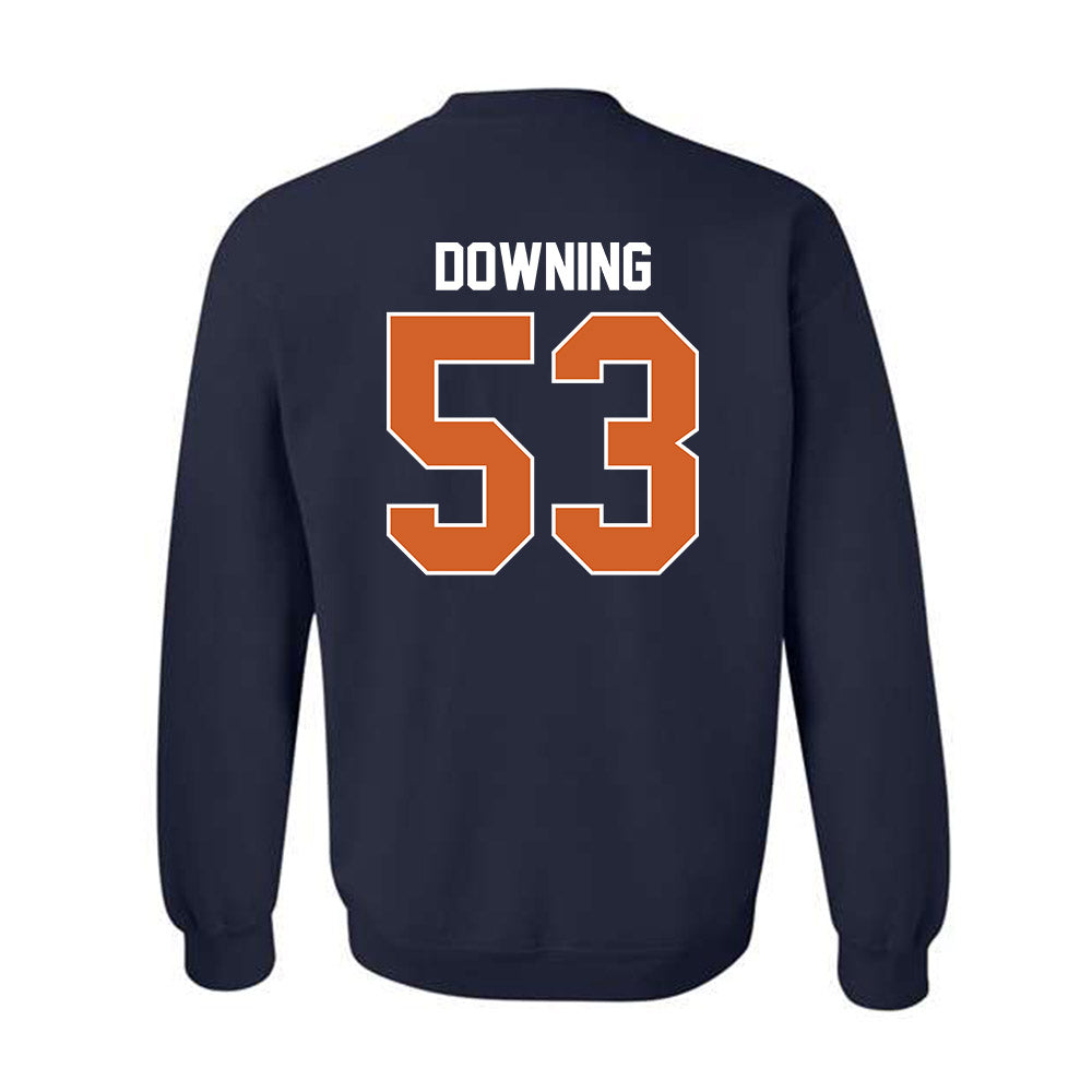 Wheaton IL - NCAA Football : Owen Downing - Classic Shersey Crewneck Sweatshirt-1