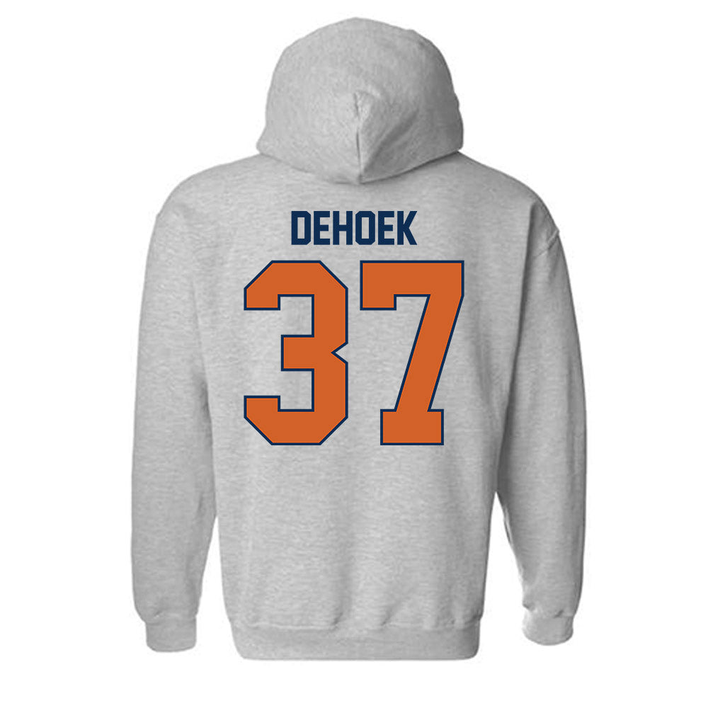 Wheaton IL - NCAA Baseball : Parker DeHoek - Classic Shersey Hooded Sweatshirt-1