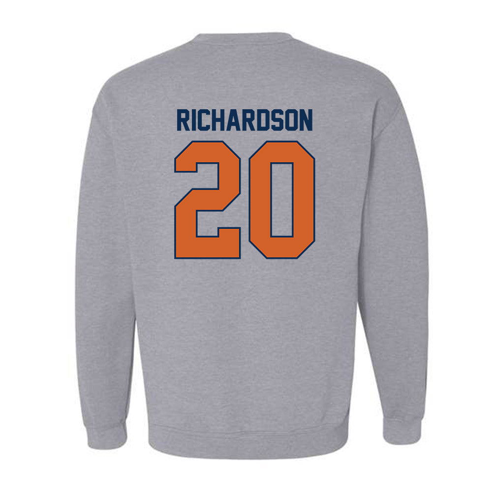Wheaton IL - NCAA Men's Basketball : Soren Richardson - Classic Shersey Crewneck Sweatshirt-1