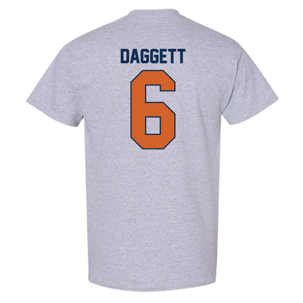 Wheaton IL - NCAA Baseball : Cole Daggett - Classic Shersey T-Shirt-1