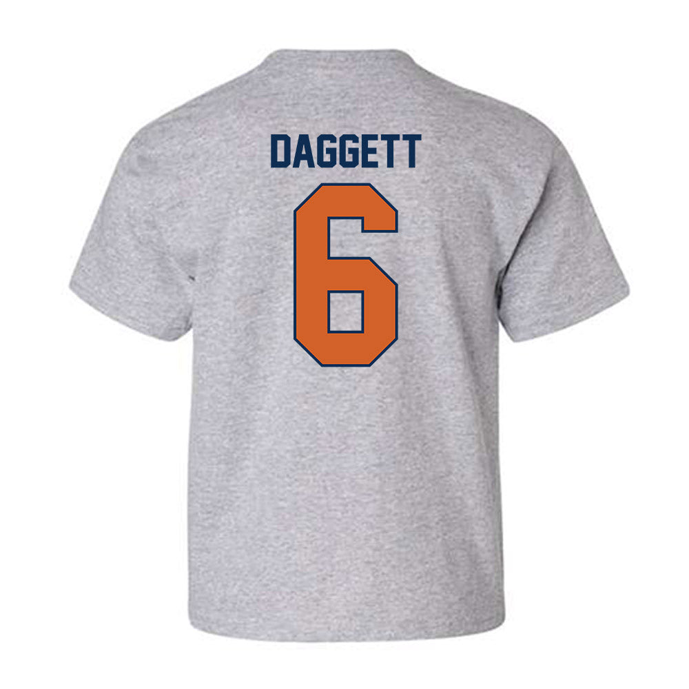 Wheaton IL - NCAA Baseball : Cole Daggett - Classic Shersey Youth T-Shirt-1