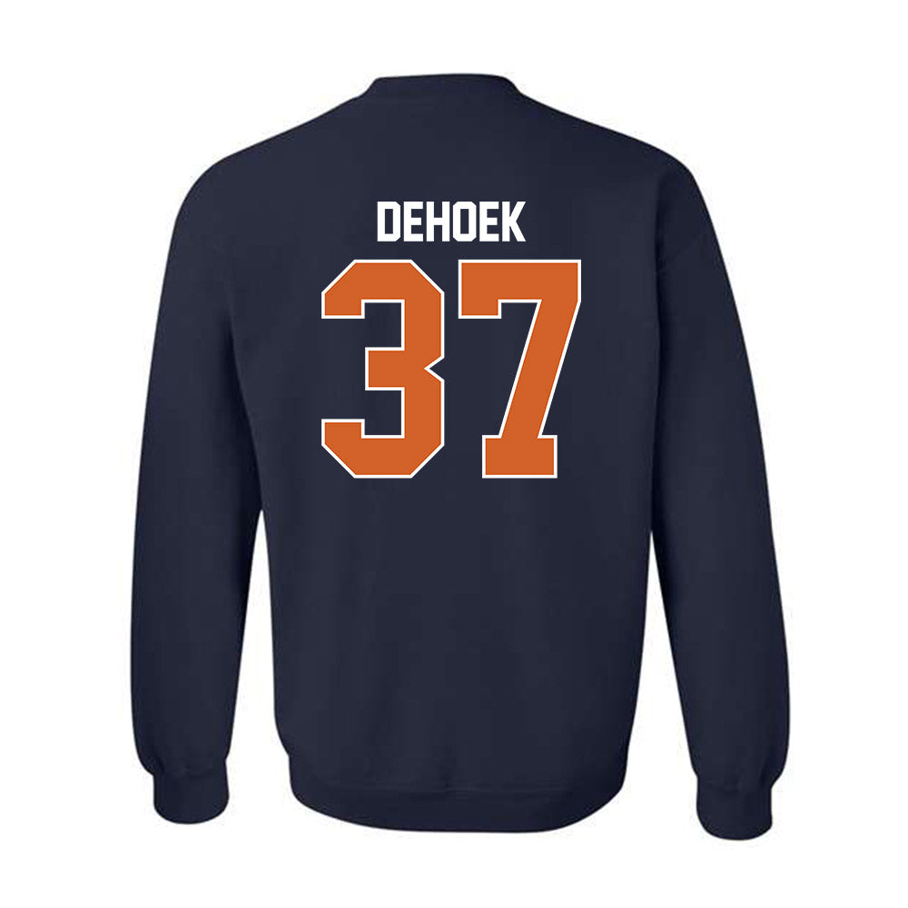 Wheaton IL - NCAA Baseball : Parker DeHoek - Classic Shersey Crewneck Sweatshirt-1