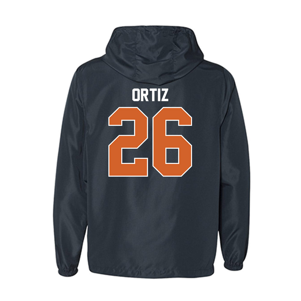 Wheaton IL - NCAA Baseball : Joshua Ortiz - Windbreaker-1