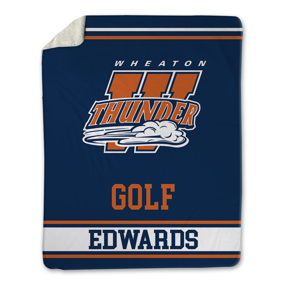 Wheaton IL - NCAA Women's Golf : Abi Edwards - Blanket-0