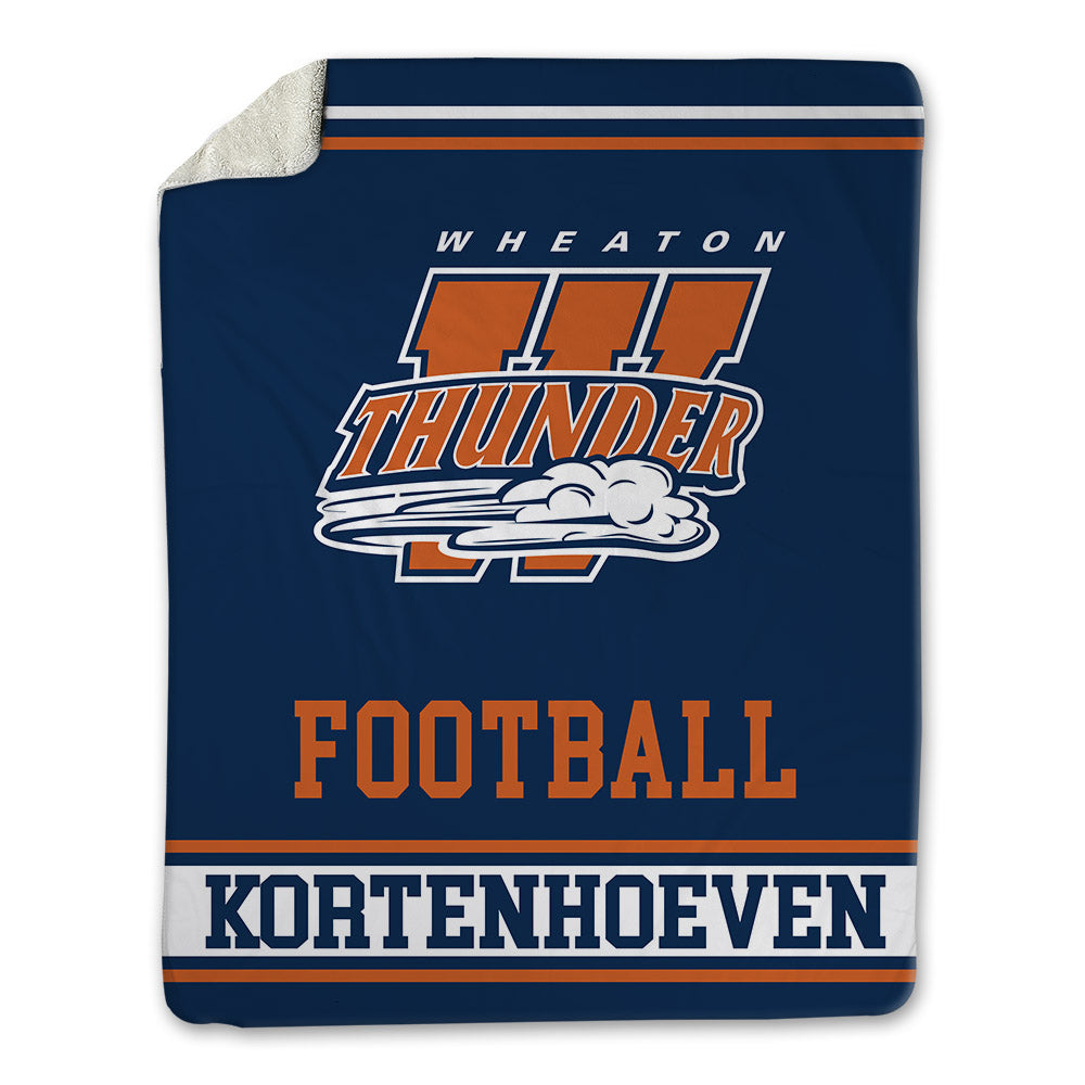 Wheaton IL - NCAA Football : Seth Kortenhoeven - Blanket-0