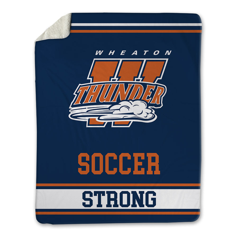 Wheaton IL - NCAA Women's Soccer : Calah Strong - Blanket-0
