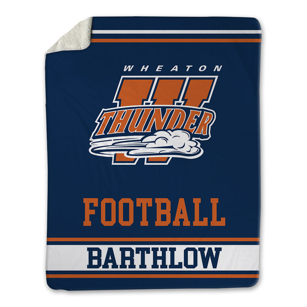 Wheaton IL - NCAA Football : Cal Barthlow - Blanket-0