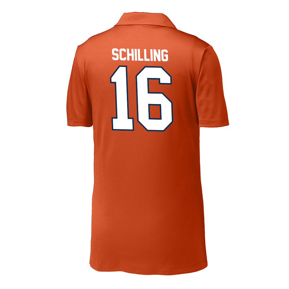 Wheaton IL - NCAA Football : Rich Schilling - Activewear Polo Shirt-1