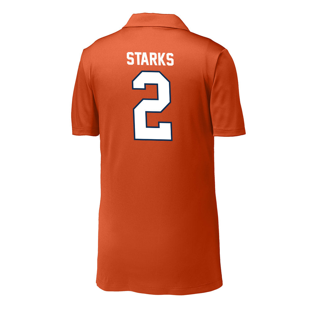 Wheaton IL - NCAA Men's Basketball : Cooper Starks - Activewear Polo Shirt-1