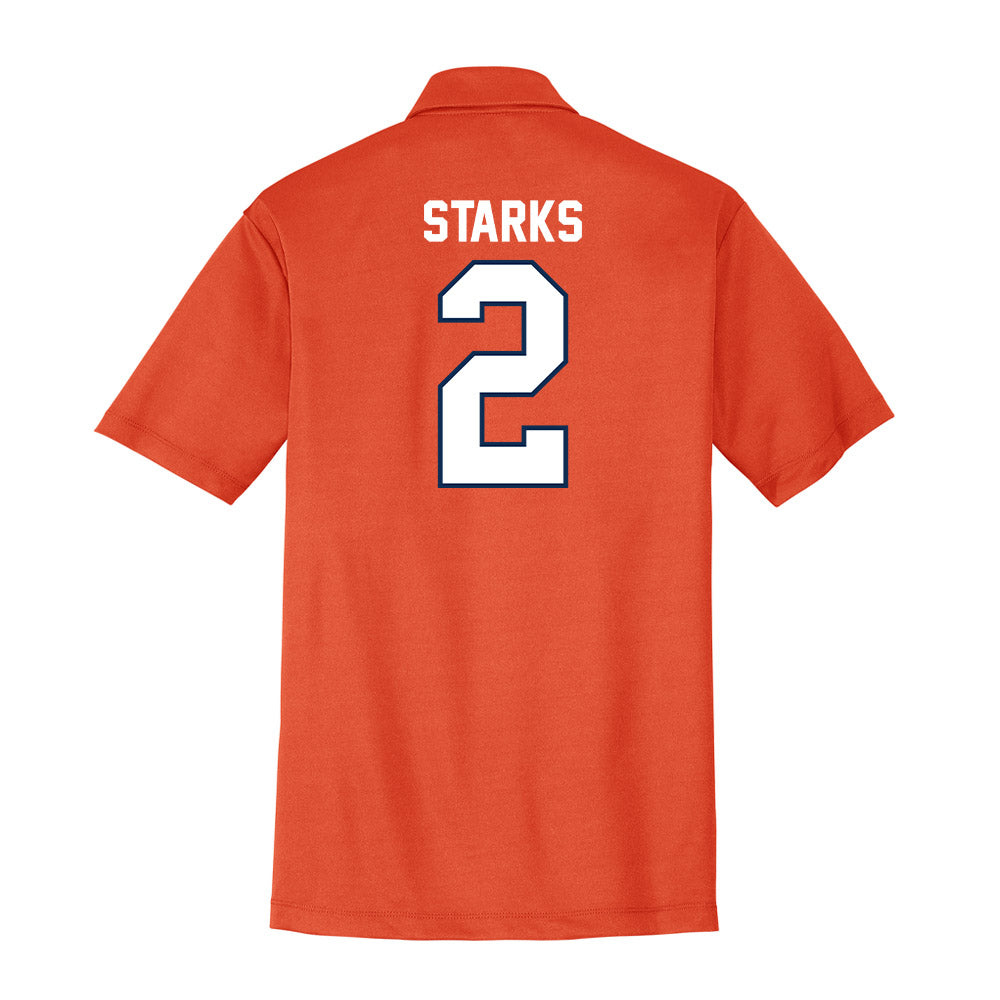 Wheaton IL - NCAA Men's Basketball : Cooper Starks - Activewear Polo Shirt-1