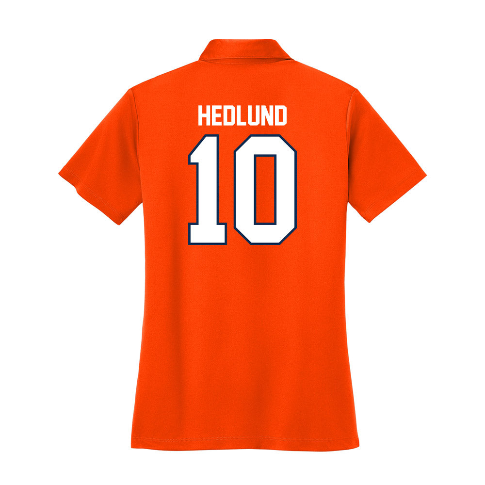 Wheaton IL - NCAA Baseball : Nathan Hedlund - Women's Activewear Polo Shirt-1