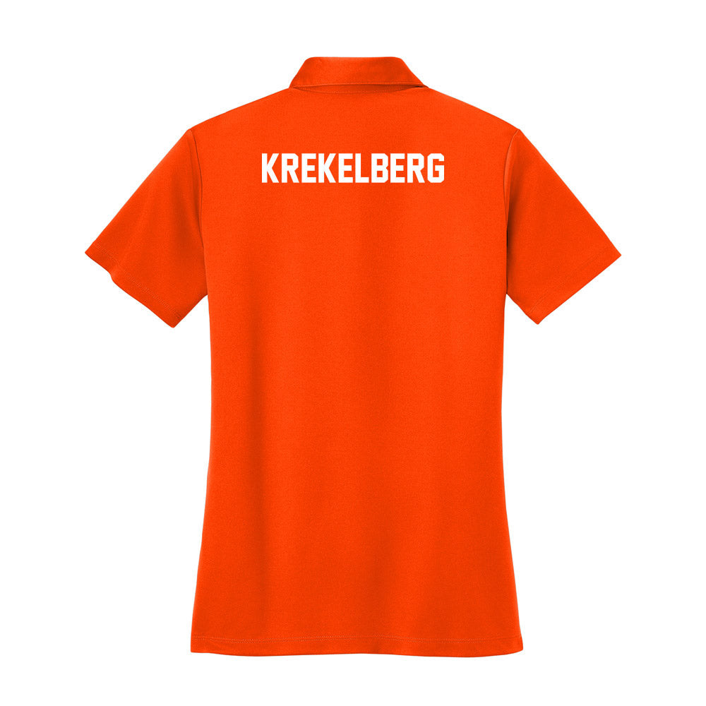 Wheaton IL - NCAA Women's Track & Field : Heidi Krekelberg - Women's Activewear Polo Shirt-1