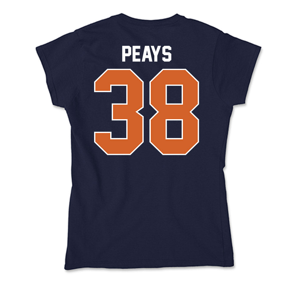 Wheaton IL - NCAA Football : Luke Peays - Soft Style Women’s T-Shirt-1