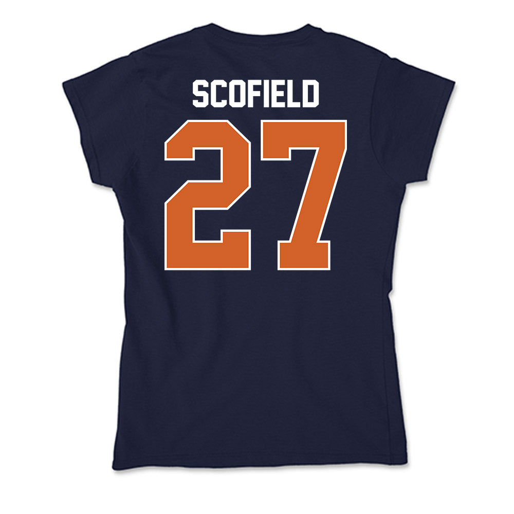 Wheaton IL - NCAA Baseball : Charlie Scofield - Soft Style Women’s T-Shirt-1