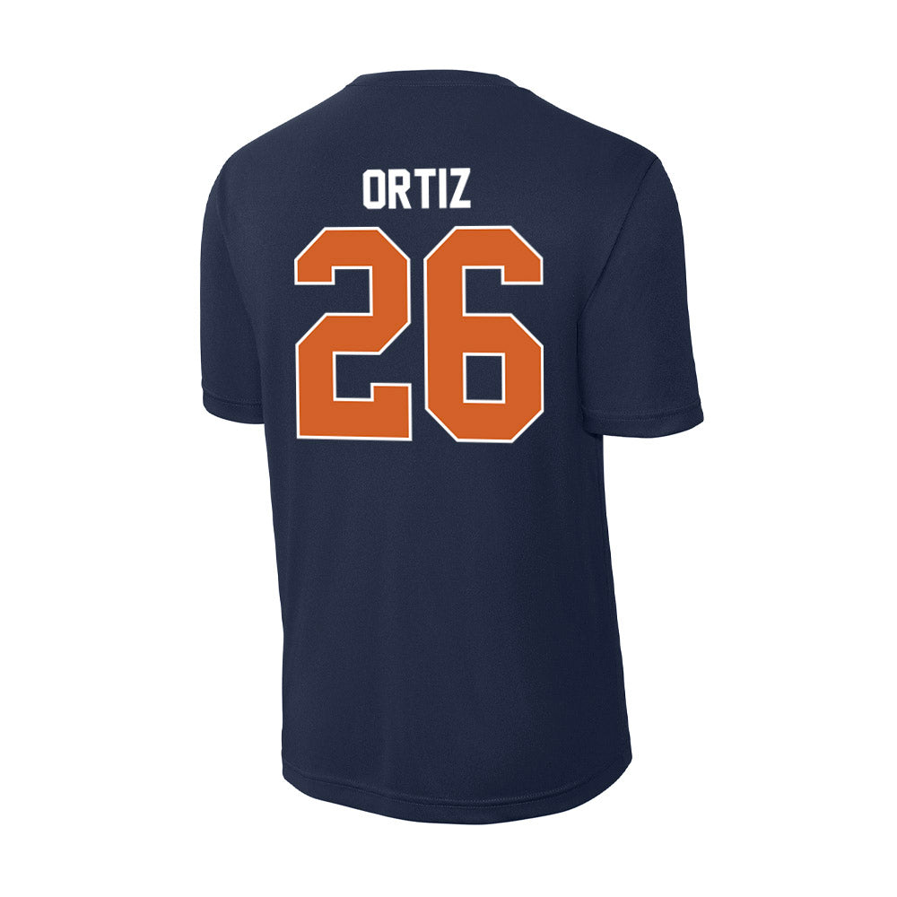 Wheaton IL - NCAA Baseball : Joshua Ortiz - Activewear T-Shirt-1
