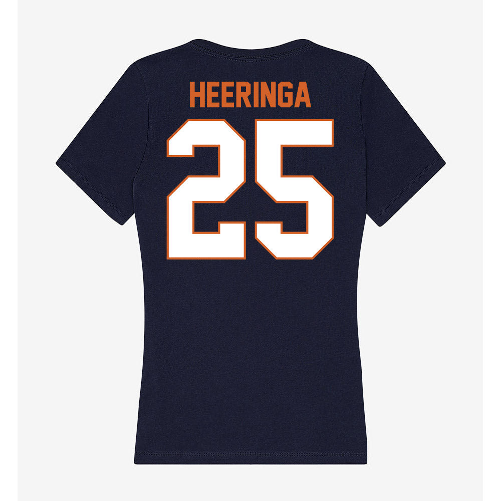 Wheaton IL - NCAA Men's Soccer : Andrew Heeringa - Women's V-Neck T-Shirt-1