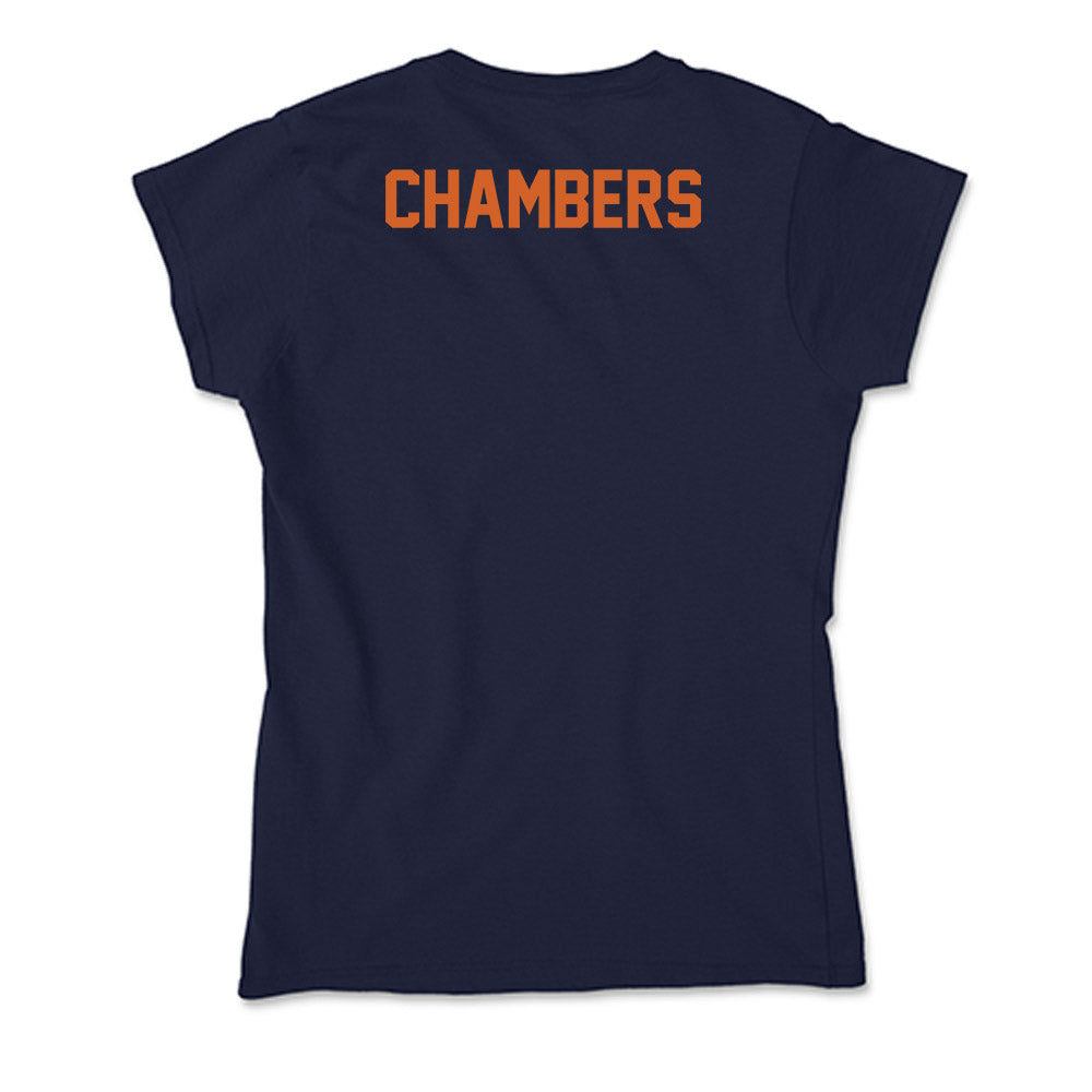 Wheaton IL - NCAA Men's Swimming & Diving : Isaac Chambers - Soft Style Women’s T-Shirt-1