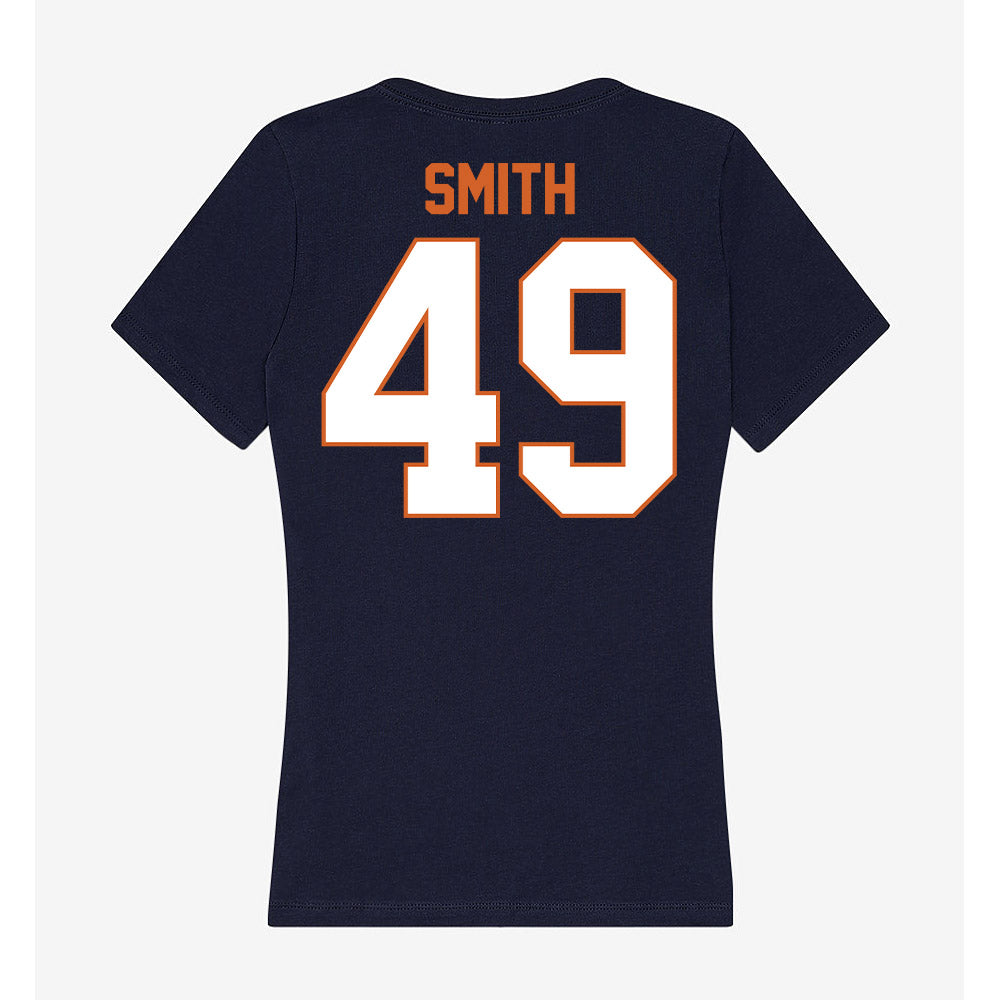 Wheaton IL - NCAA Football : Josiah Smith - Women's V-Neck T-Shirt-1