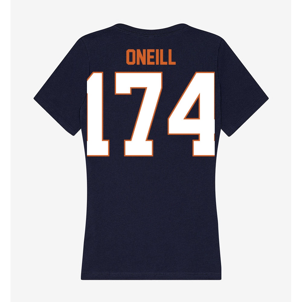 Wheaton IL - NCAA Wrestling : Elias ONeill - Women's V-Neck T-Shirt-1