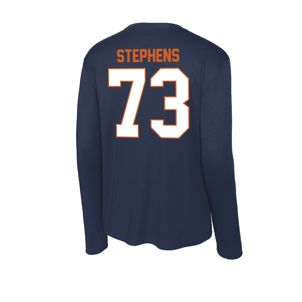 Wheaton IL - NCAA Football : Blake Stephens - Activewear Long Sleeve T-Shirt-1