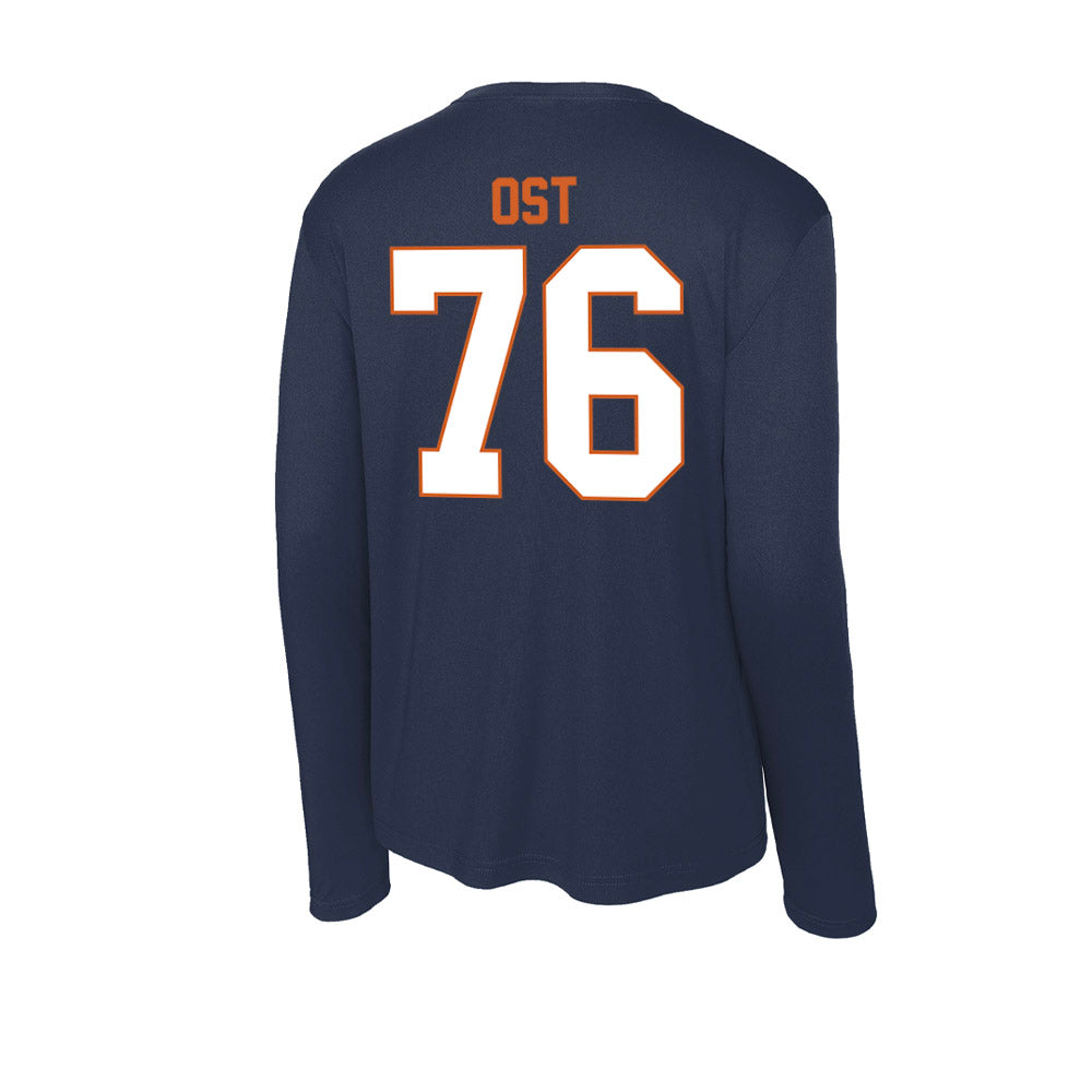 Wheaton IL - NCAA Football : Leo Ost - Activewear Long Sleeve T-Shirt-1