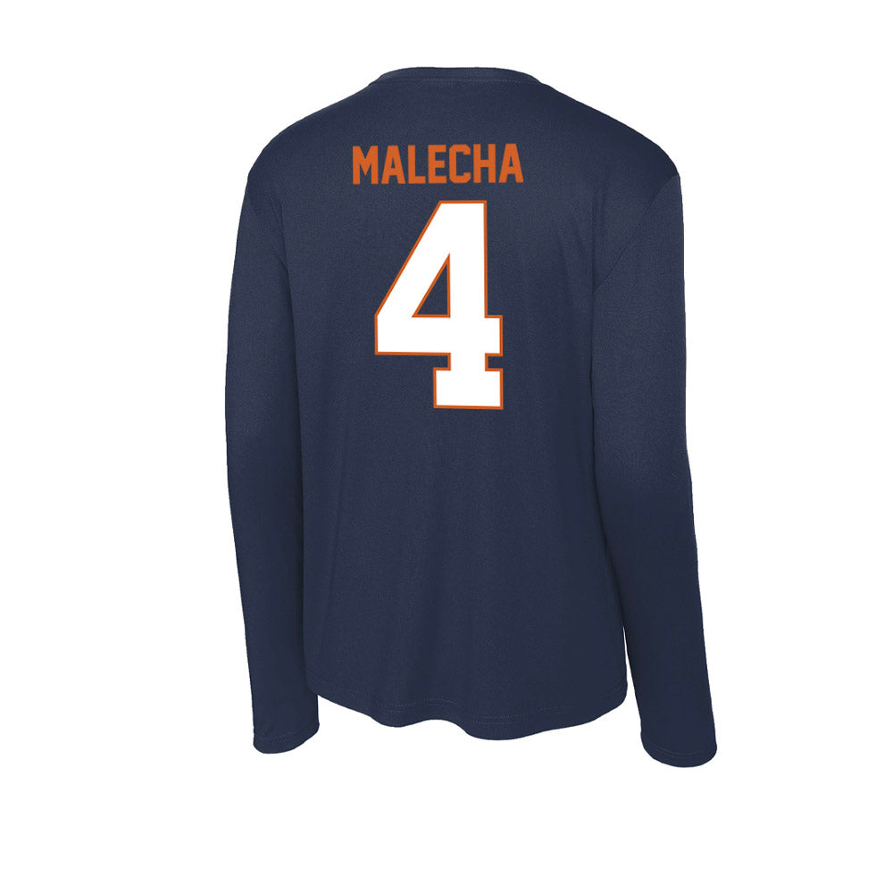 Wheaton IL - NCAA Softball : Makena Malecha - Activewear Long Sleeve T-Shirt-1