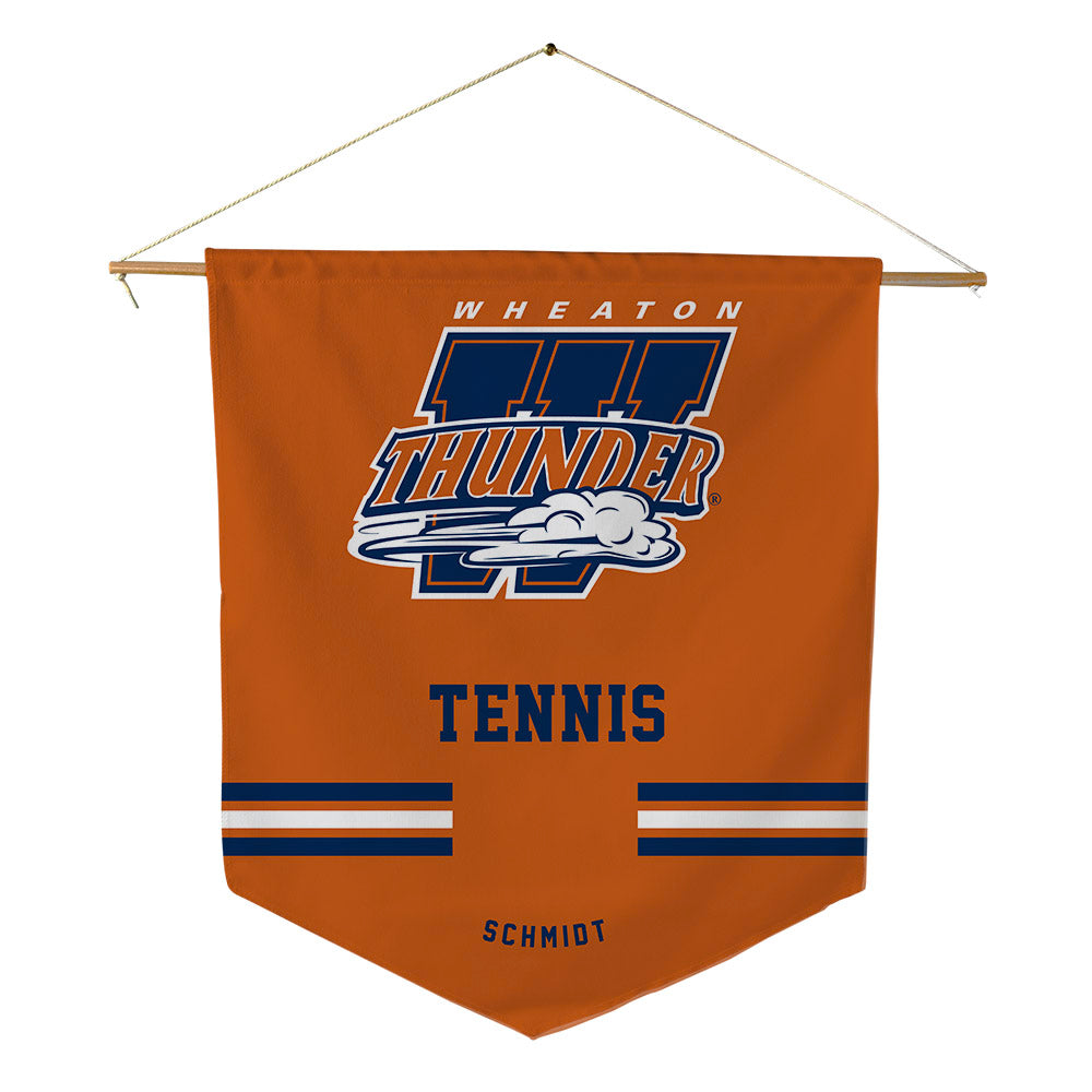 Wheaton IL - NCAA Men's Tennis : Toby Schmidt - Pennant - 18" x 21"-0