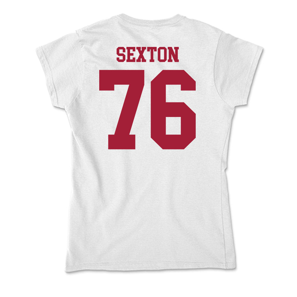 Oklahoma - NCAA Football : Jacob Sexton - Soft Style Women’s T-Shirt-1