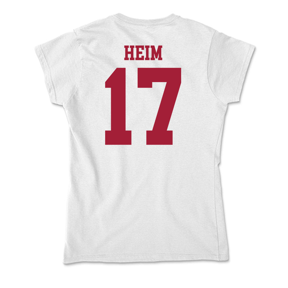 Oklahoma - NCAA Football : Taylor Heim - Soft Style Women’s T-Shirt-1