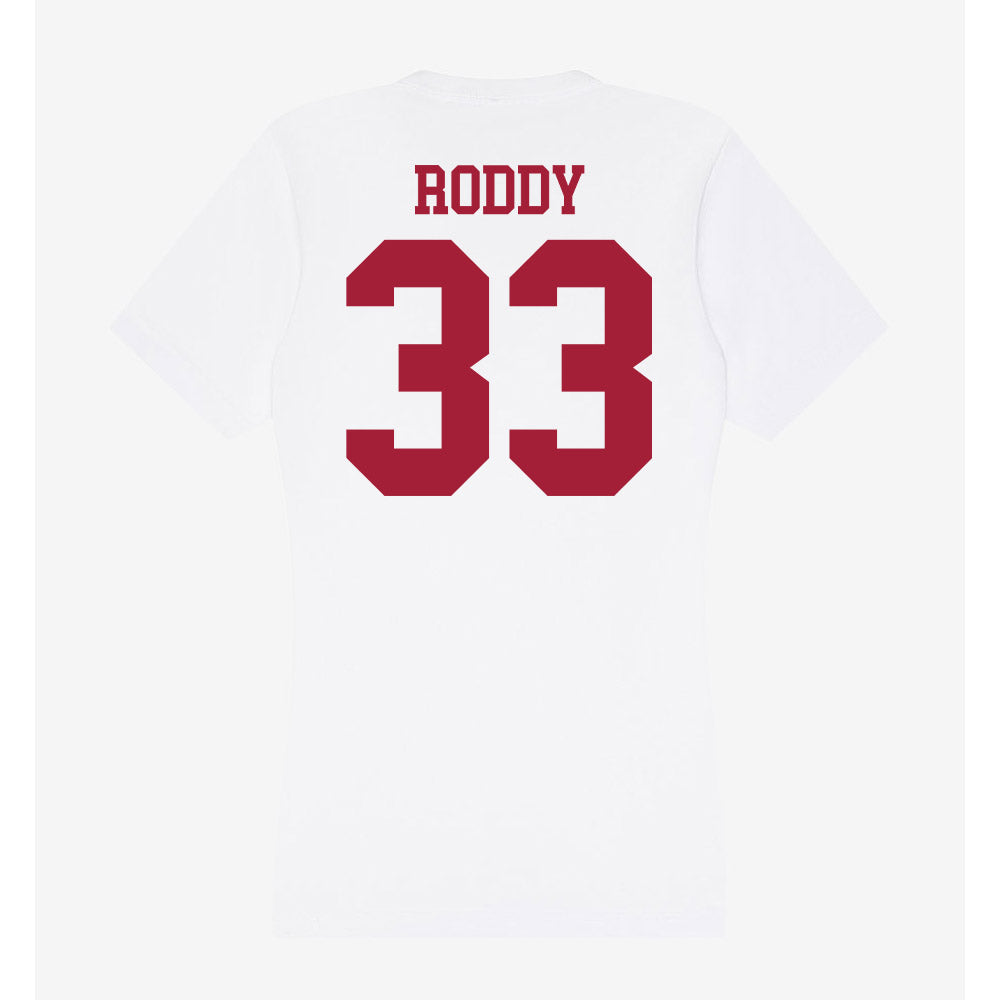 Oklahoma - NCAA Baseball : Berkeley Roddy - Women's V-Neck T-Shirt-1