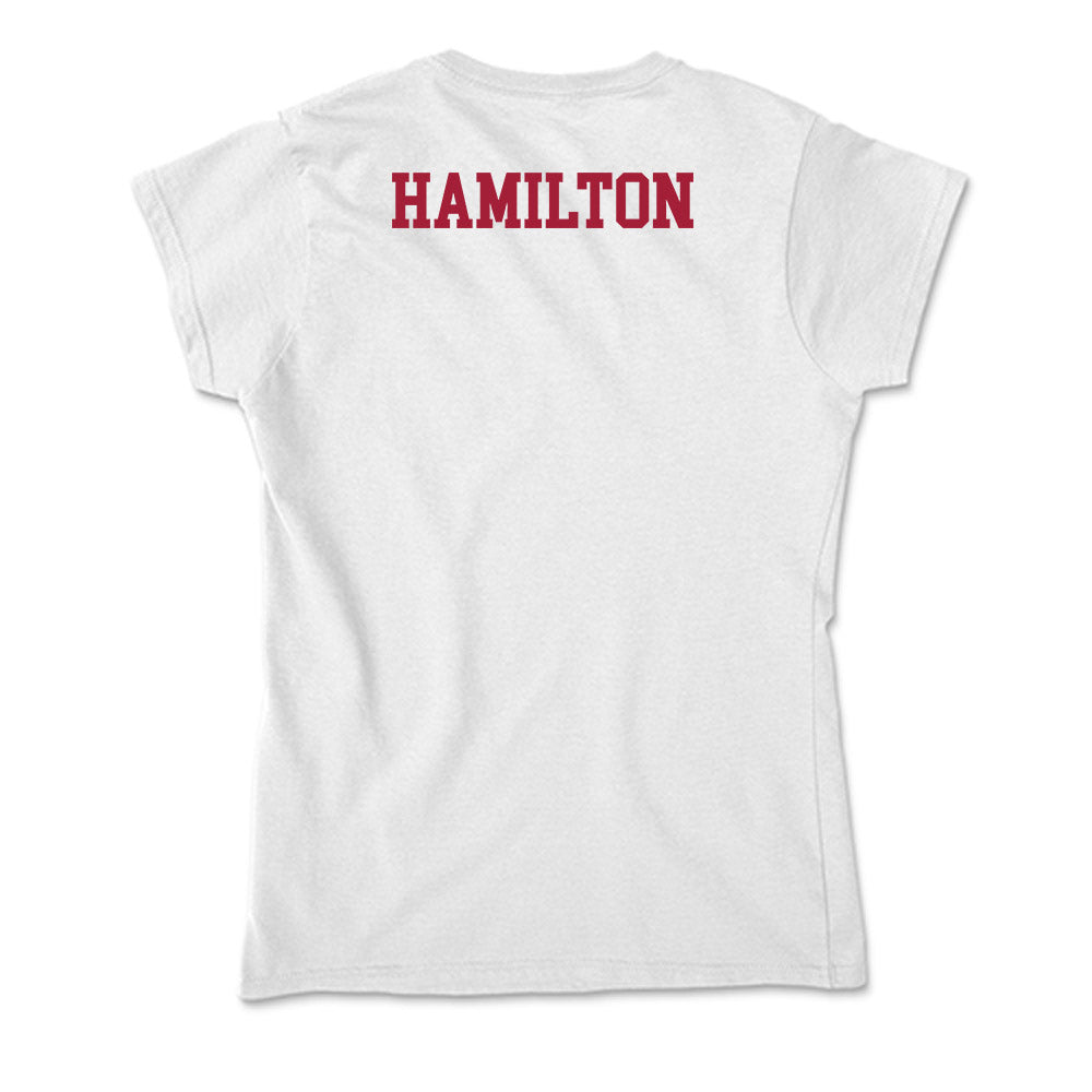Oklahoma - NCAA Men's Gymnastics : Nico Hamilton - Soft Style Women’s T-Shirt-1