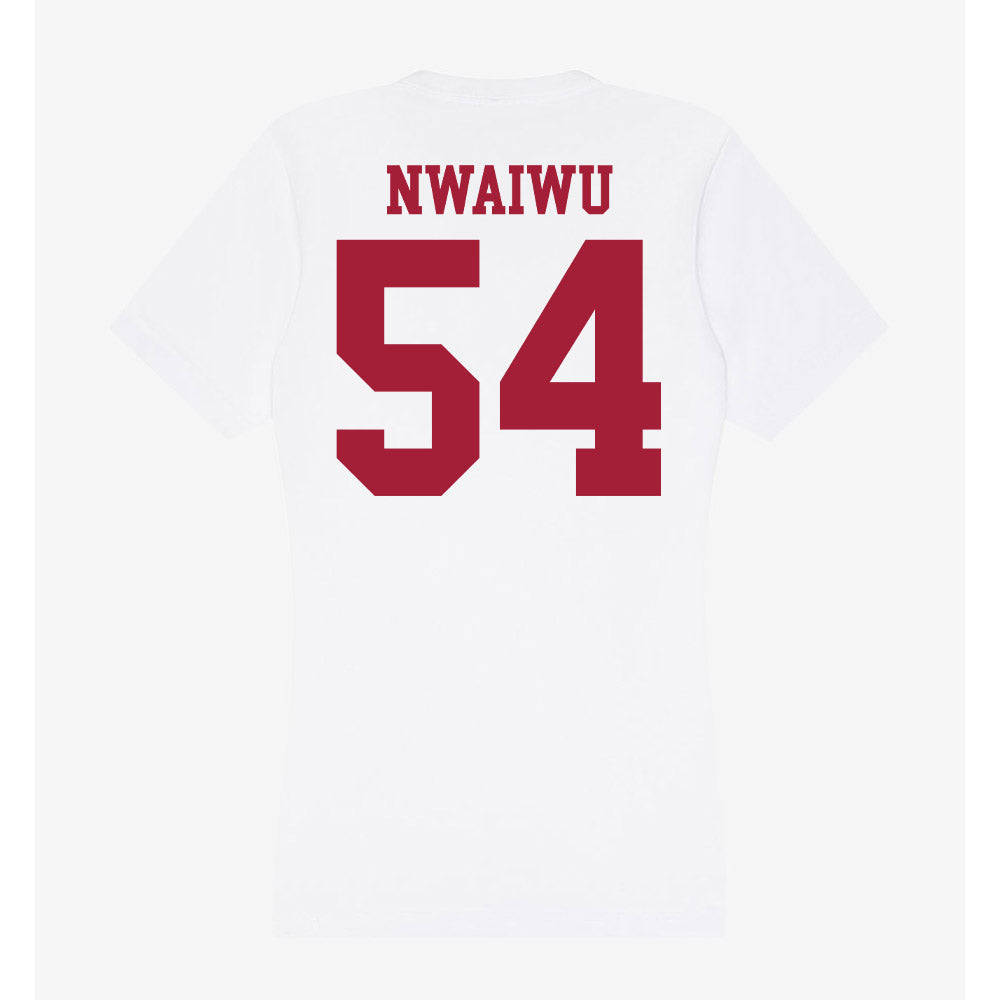 Oklahoma - NCAA Football : Febechi Nwaiwu - Women's V-Neck T-Shirt-1