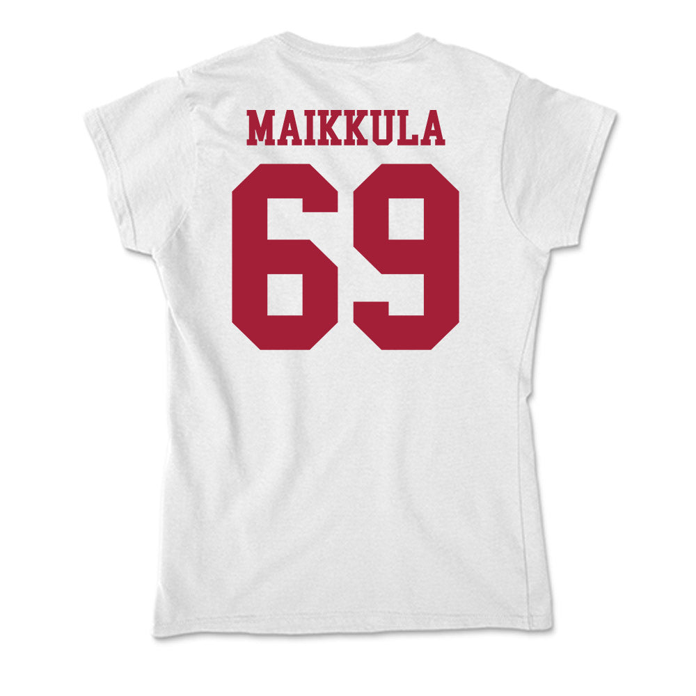 Oklahoma - NCAA Football : Jake Maikkula - Soft Style Women’s T-Shirt-1