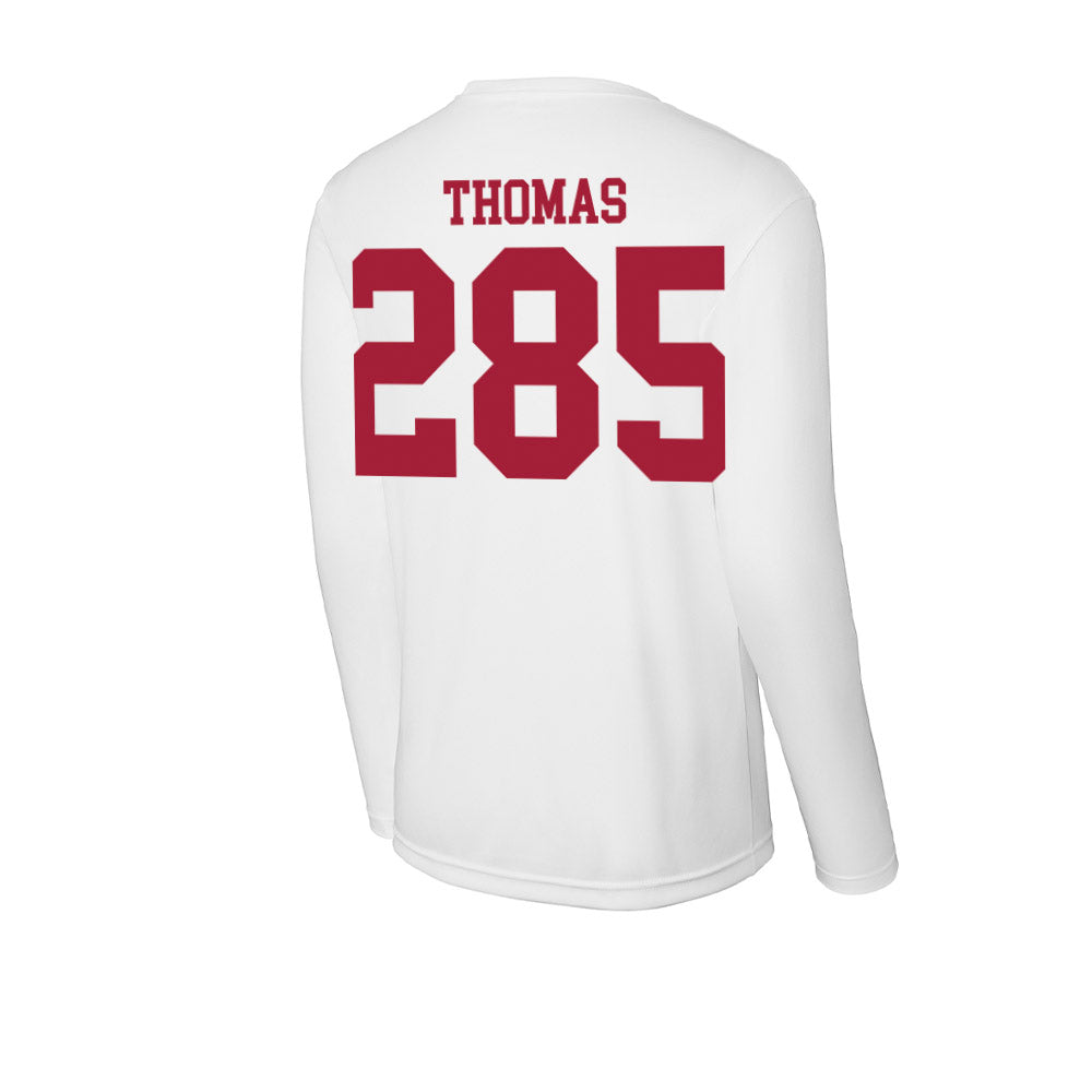 Oklahoma - NCAA Wrestling : Ricky Thomas - Activewear Long Sleeve T-Shirt-1
