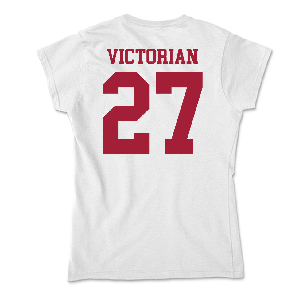 Oklahoma - NCAA Baseball : Landon Victorian - Soft Style Women’s T-Shirt-1